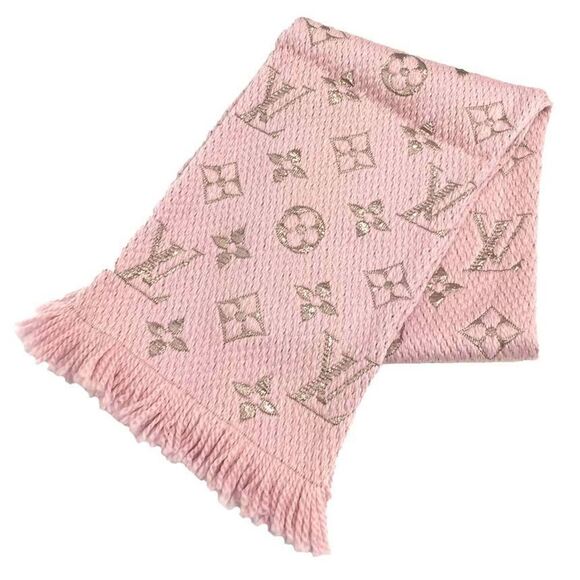 LOUIS VUITTON Pink Monogram Scarf - Picture 1 of 3